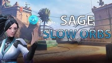 VALORANT - Sage Slow Orb Spots with Lineups on Bind (Timestamps in description)