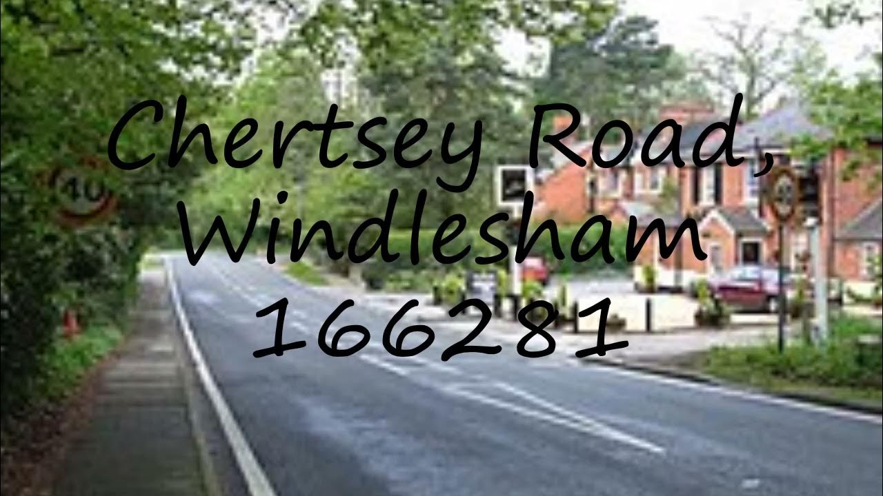How to pronounce Chertsey Road, Windlesham 166281 in English? YouTube