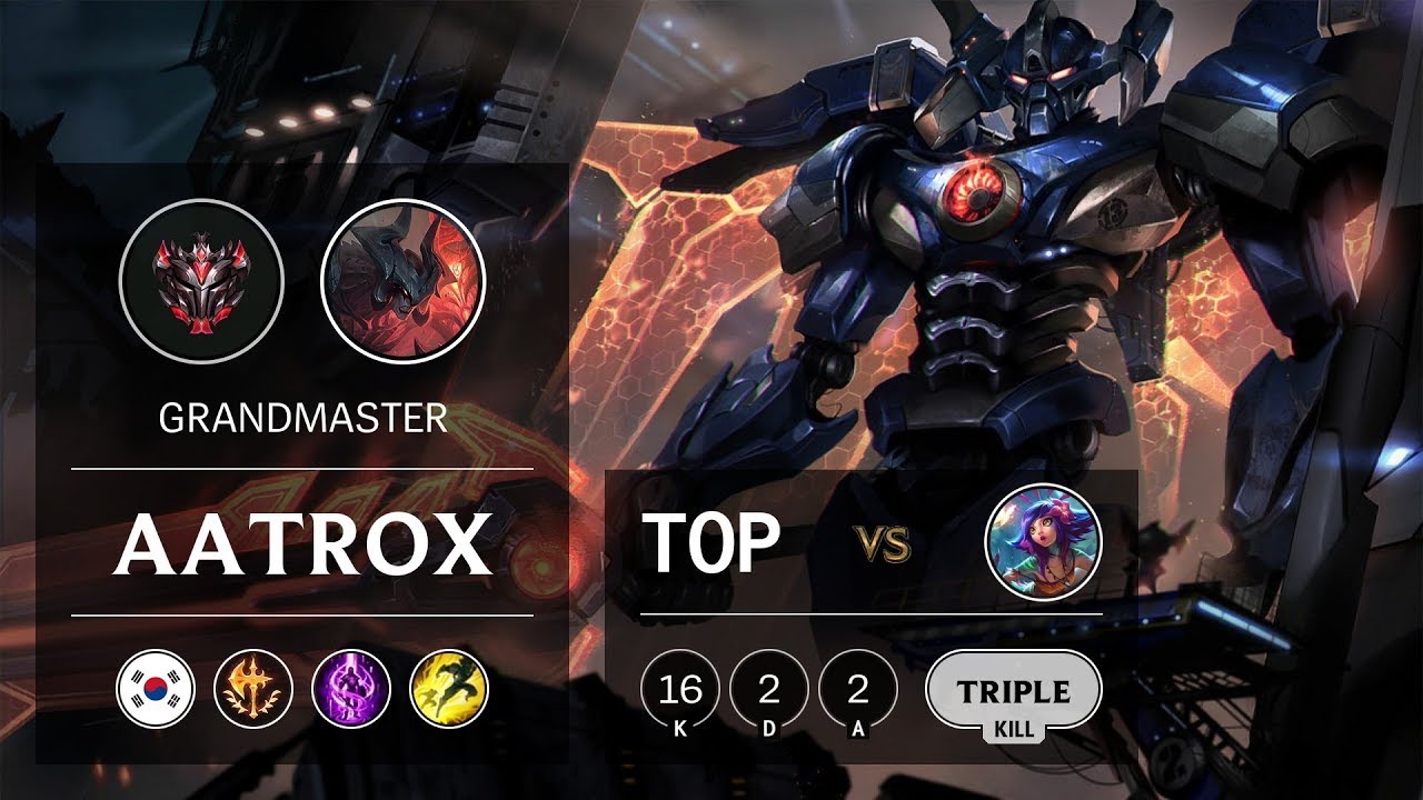 Aatrox Top vs Neeko - KR Grandmaster Patch 9.11