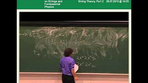 Neil Lambert - Introduction to String Theory, Part 2