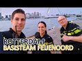 Politie Rotterdam | Wijkagent Maurice | Auto op de kop | Fietsen door de wijk | Team Feijenoord  |