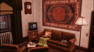 Бабушкина квартира | Строительство The Sims 4 | Без СС | Grandma's apartment | Stop motion