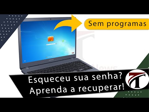 Como recuperar senha do Windows 7 sem programas