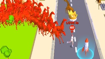 Love.io (Crowd City) Fun io games All Levels Gameplay Android,ios #14