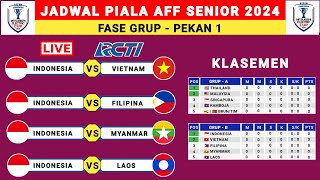 Jadwal Piala AFF Senior 2024 - Indonesia vs Vietnam - Hasil Drawing Pembagian Grup ASEAN Cup 2024