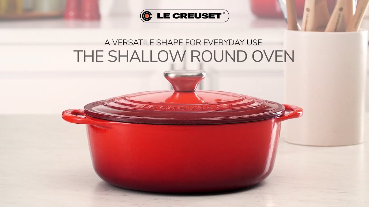 Le Creuset 2.75 qt. Shallow Round Dutch Oven ,Oyster