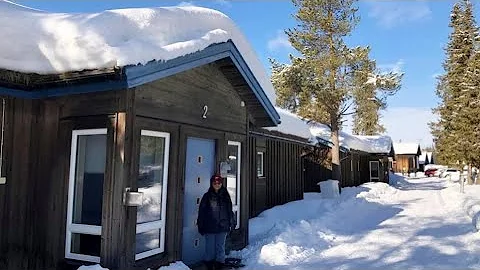 A warm room, dinner & walk around the Ice Hotel I Sweden