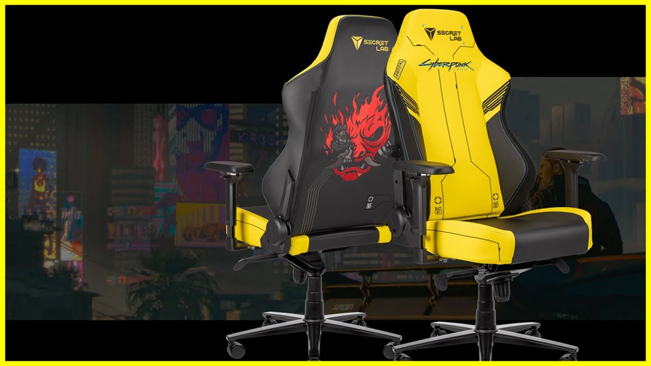 Detailed Look : Secret Lab Cyberpunk 2077 Themed Gaming Chair - YouTube.