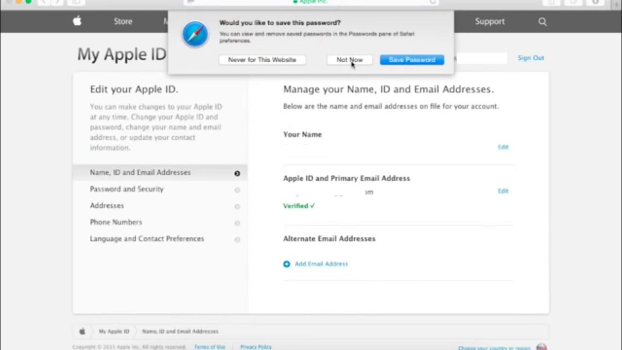 how-to-change-icloud-password-change-apple-id-password-youtube