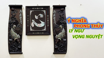 Ý Nghĩa Phong Thủy Tranh Lý Ngư Vọng Nguyệt | Phúc Gỗ