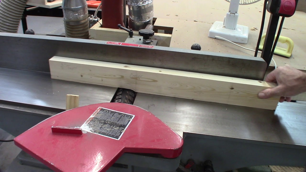 Tapering Using a Jointer YouTube