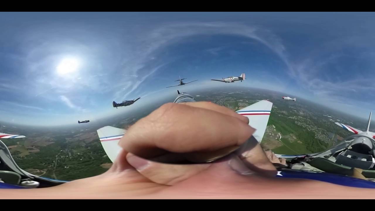 Flying with the GEICO Skytypers in 360