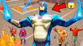 Super Hero Vs Rope Hero Big Battle In Gta 5 || Rope Hero Vice Town screenshot 5