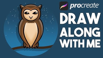 MINIMAL OWL - Procreate tutorial ep86