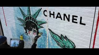 Chanel Mural by Angel Media