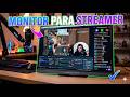 Monitor portátil touch screen vale a pena para ler chat de live?