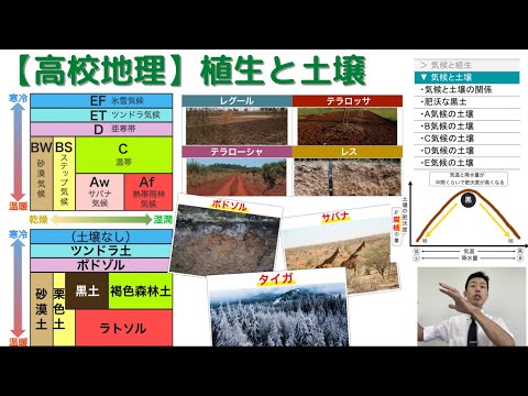 【高校地理】3-12. 植生と土壌 | 3. 世界の気候