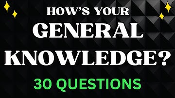 Ultimate General Knowledge Trivia Quiz! How Many Can You Get Right? #quiz #generalknowledge #trivia