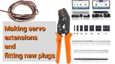 Fitting servo plugs and making extensions