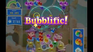 Bubble Witch Saga 2 Level 1613 with no booster & 4 bubbles left