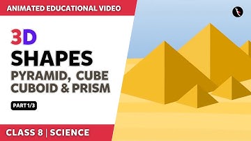 3D Shapes - Cube, Cuboid, Pyramid & Prism | Part 1/3 | English Explanation | Class 6 | TicTacLearn