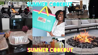 I hosted a summer cookout | strawberry lemonade recipe, games, family, fun