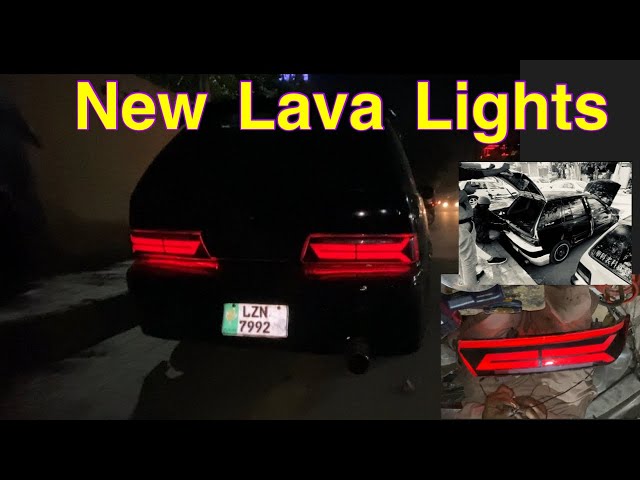 Lava Tail Lights Installed In My Cultus | New Wrap Started | Pak