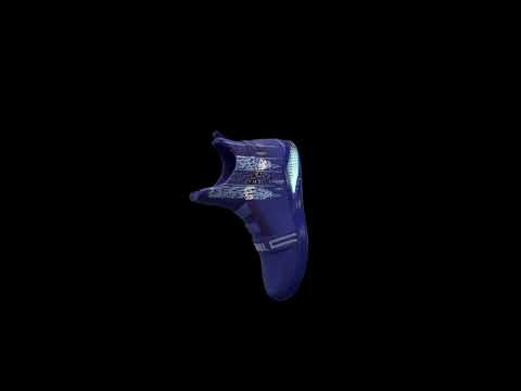 Soulsfeng SKYTRACK Blue Graffiti Lighting Sneaker 3D Model