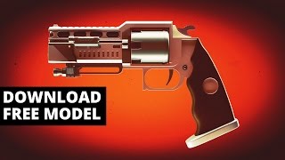 Speed modeling hand cannon in Blender