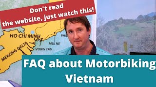 FAQ's about riding motorbikes in Vietnam (2023)