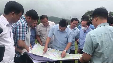 Chủ tịch UBND tỉnh Nguyễn Văn Sơn kiểm tra tiến độ dự án đường cao tốc Tuyên Quang – Hà Giang