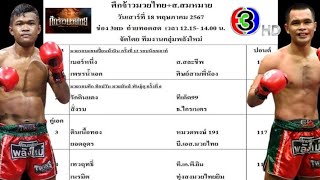 ข้อมูลเบื้องต้น ศึกจ้าวมวยไทย เสาร์ 18พฤษภาคม2567 #ศึกจ้าวมวยไทย #วิเคราะห์มวย #วิจารณ์มวย