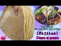 tortilla de harina de trigo/ fajitas perfectas/ pan de shawarma tips y más