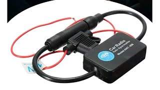 Fitting a car Radio signal  Amplifier #carradio #radiosignalamplifier #signalamplifier #carradio