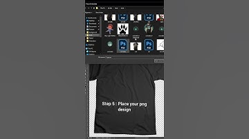 Thumbnail of Create T-shirt Mockup Easily With 7 steps - Photoshop Tricks #shorts #adobephotoshop