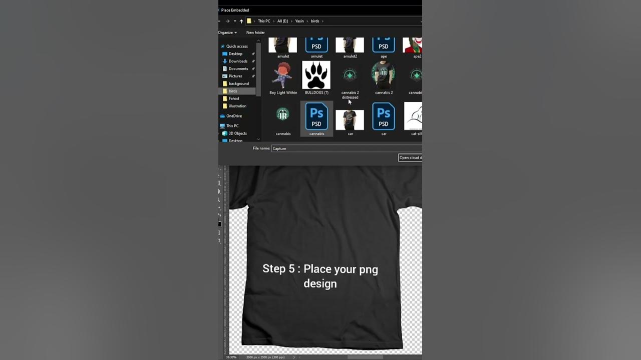Create T-shirt Mockup Easily With 7 steps - Photoshop Tricks #shorts #adobephotoshop