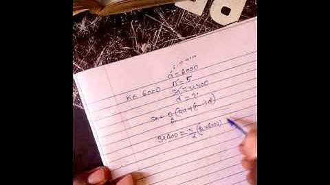 Arithmetic progression kcse 1996