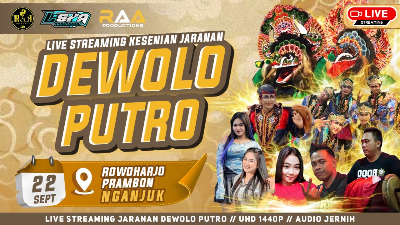 Live Dewolo Putro Rowoharjo Prambon Nganjuk - YouTube