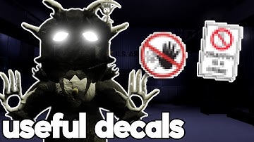 10 *SUPER USEFUL* DECALS FOR YOUR PIGGY BUILD MODE MAPS! 🖼️