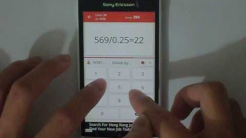 Math Tricks - Single game - To the bitter end - level 29 (Number Keyboard)