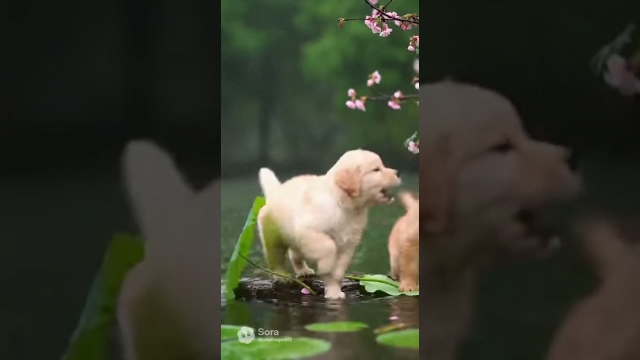 Tiny Pets Find Shelter Under Nature’s Umbrella 🍃🌧️#29 