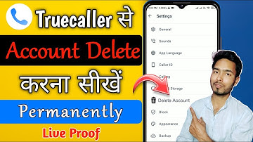 Truecaller से अपना Account Delete करना सीखें | How To Delete Truecaller Account Permanently