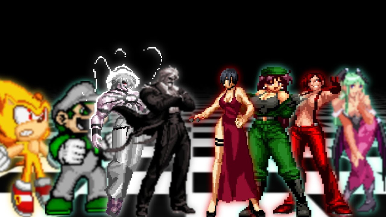 Kof Mugen TM | BrianskyTheRandomGuy Team Vs Girls Team