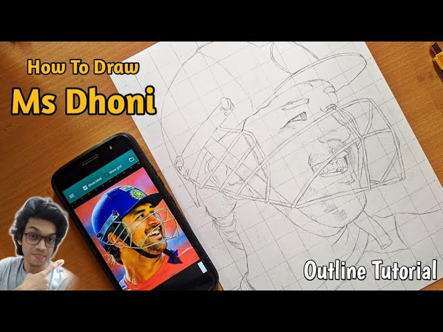 MS Dhoni l Acrylic Color Portrait by Artist Hemant Bandhu | Boho art  drawings, Girly art illustrations, Colorful portrait