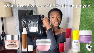 What I receive as a SEPHORA beauty adviser