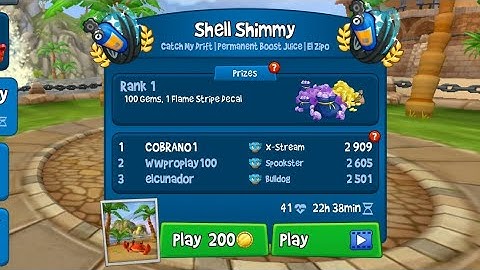 Today event bb racing 2 drift attack x stream plus El zipo first place