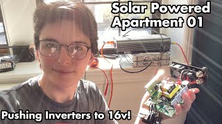 Solar Sunday Experiments 20: 16v Solar Powered Apartment first kilowatt hour!