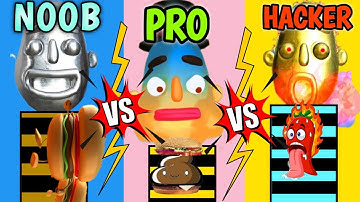 #Sandwich #Runner Game  FACES BATTLE #noob vs #pro vs #Hacker Gaming Pro Video Games #NEW #updates