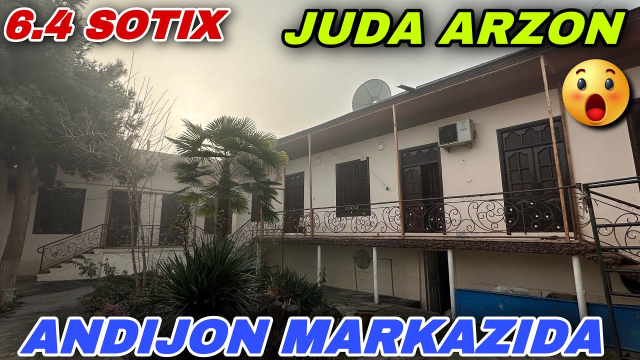 АРЗОН ХОВЛИ АНДИЖОНДИ МАРКАЗИДА ШОШИЛАМИЗ 6.4 СОТИХ