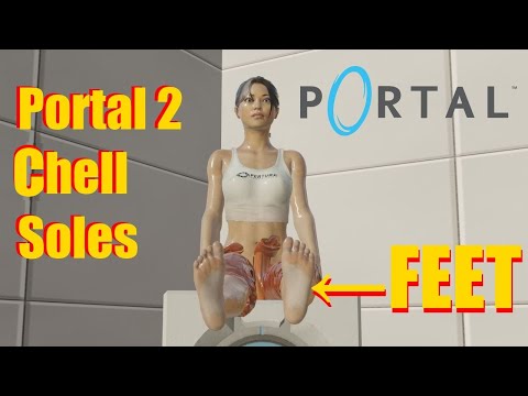 Chell Feet Portal 2 Shell Feet Soles [3DFeetSoles]